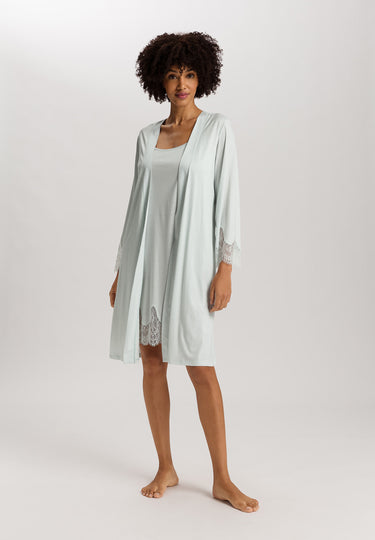 Melia Scalloped Lace Spaghetti Chemise 95cm | Ice Flow 74801-2577